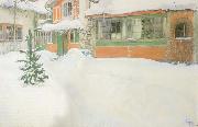 Carl Larsson, THe Cottage in the Snow